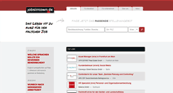 Desktop Screenshot of jobsintown.de